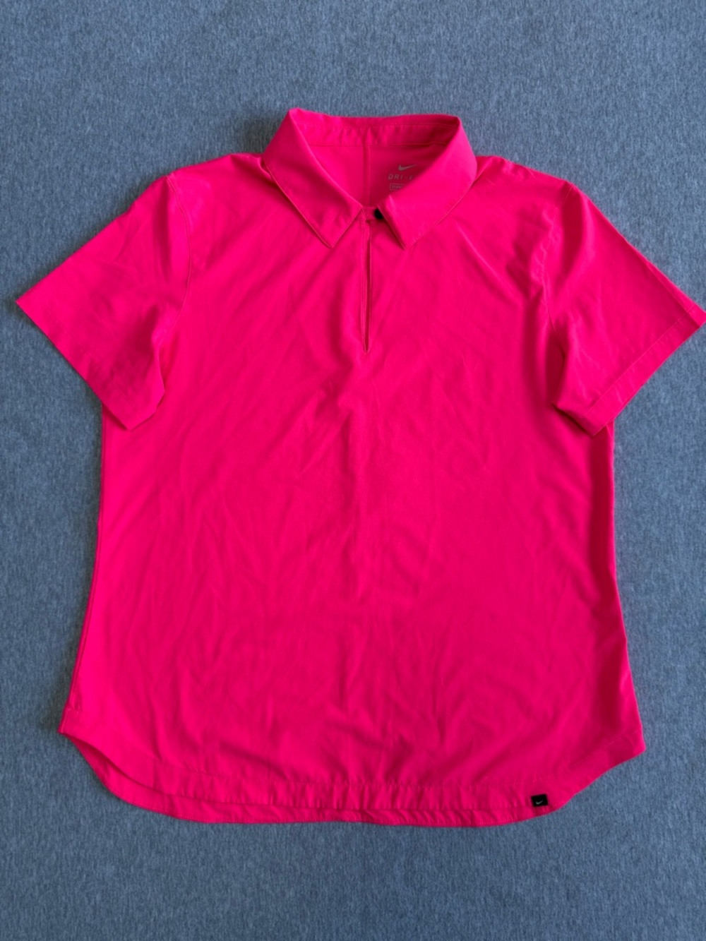 Nike Hot Pink Dri-FIT Short Sleeve Polo